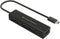 Conceptronic HUBBIES07B - USB Hub - 4x USB 3.2 Gen 1 - Zwart