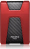 Adata DashDrive Durable HD650 - Externe HDD 1TB - USB 3.0 - Rood