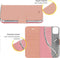 Accezz iPhone 13 Mini - Wallet Softcase Bookcase - 3 pashouders - Rosé Goud