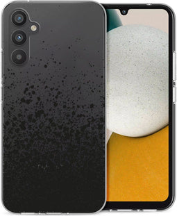 iMoshion Hoesje Siliconen Geschikt voor Samsung Galaxy A34 (5G) - iMoshion Design hoesje - Transparant / Splatter Black
