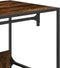 vidaXL - Kledingkast - 90x50x180 - cm - bewerkt - hout - gerookt - eikenkleurig