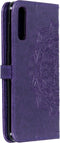 Hoesje Met Pasjeshouder Geschikt voor Samsung Galaxy A50 / A30s - Mandala Bookcase - Paars
