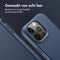 Accezz iPhone 14 Pro - MagSafe Leather Backcover - Echt leer - Donkerblauw