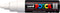 Verfstift posca pc7m b wit