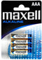 Maxell Battery Alkaline LR-03 AAA - Batterijen - 4 stuks (4-pack)