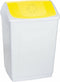 Denox - Afvalemmer - 55 L - Geel Wit