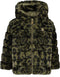 Like Flo F107-7250 - Meisjes Jas - Reversible - Army/Faux Fur - Maat 98