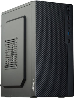 Akyga AK36BK - Micro Tower PC - Flex-ATX Mini-ITX Micro-ATX - Zwart
