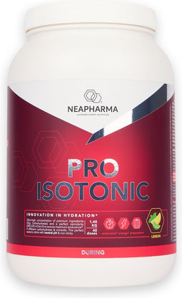 Neapharma Pro Isotonic: citroen & munt isotone sportdrank poeder - Energy Drink - Isotonic - Isotone - Plakt niet in mond - 40 porties