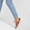PS Poelman Year - Dames Leren Chunky Runner Sneaker - Mesh en Suéde - Bruin Beige Rood - Maat 37