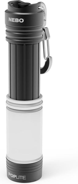 NEBO Poplite Zaklamp Zwart, Wit LED