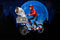 NECA E.T. the Extra-Terrestrial - Elliott & E.T. on Bicycle Action Figure