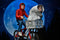 NECA E.T. the Extra-Terrestrial - Elliott & E.T. on Bicycle Action Figure