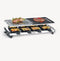 Severin RG 2373 - Raclettegrill - Natuurlijke grillsteen - Zilver