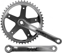 Neco Crankstel 46 tands spieloos 1/2x1/8 staal chroom 170 mm