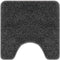 vidaXL - 3-delige - Badmatset - Donkergrijs - Polypropyleen - Antislip