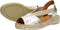 Toni Pons Etna - Dames Espadrilles - Metallic look - Platinum - Maat 39