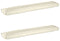 vidaXL - Ligbedkussens - voor - Bank - 2 - stuks - Crème - 200x40x8 - cm - Oxford - Stof