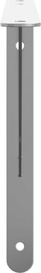vidaXL - Plankdragers - 4 - st - 40x2,5x25 - cm - roestvrijstaal - zilverkleurig
