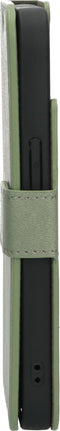Mobiparts iPhone 13 - Classic Wallet Case - Ruimte voor pasjes - Groen