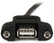 StarTech.com USBPNLAFAM2 - USB-kabel A naar A - 60 cm - Zwart