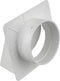 NEDCO Uitblaasklep Wit 100 Mm