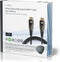 Nedis Actieve Optische High Speed HDMI-Kabel met Ethernet - HDMI Connector - HDMI Connector - 4K@60Hz - 18 Gbps - 10.0 m - Rond - PVC - Zwart - Gift Box
