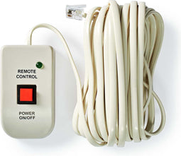 Nedis Afstandsbediening voor Inverter - 5.00 m - RJ11 - Geschikt voor Nedis stroomomvormers: PIMS250012, PIMS250024, PIMS400012, PIMS400024