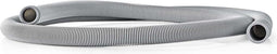 Nedis Afvoerslang - 21 mm - 19 mm - 1.5 Bar - 90 °C - 1.00 m - Toepassing: Schotel / Wasmachine - Grijs