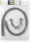 Nedis Afvoerslang - 21 mm - 19 mm - 1.5 Bar - 90 °C - 1.00 m - Toepassing: Schotel / Wasmachine - Grijs