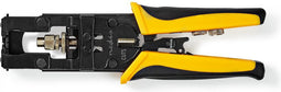 Nedis Antennekabel Installatiegereedschap - Krimptang - Geel / Zwart - ABS / Staal