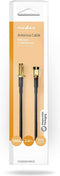 Nedis Antennekabel - SMA Male - SMA Female - Verguld - 50 Ohm - Enkelvoudig Afgeschermd - 2.00 m - Rond - PVC - Zwart - Doos