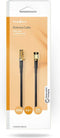 Nedis Antennekabel - SMA Male - SMA Female - Verguld - 50 Ohm - Enkelvoudig Afgeschermd - 5.00 m - Rond - PVC - Zwart - Doos