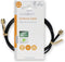 Nedis Antennekabel - SMA Male - SMA Male - Verguld - 50 Ohm - Enkelvoudig Afgeschermd - 1.00 m - Rond - PVC - Zwart - Label