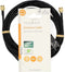Nedis Antennekabel - SMA Male - SMA Male - Verguld - 50 Ohm - Enkelvoudig Afgeschermd - 5.00 m - Rond - PVC - Zwart - Label
