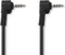 Nedis Audio-Videokabel - 3,5 mm Male - 3,5 mm Male - Vernikkeld - 1.00 m - Rond - PVC - Zwart