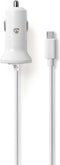 Nedis Autolader - 12 W - 1x 2.4 A - Outputs: 1 - Micro-USB - 1.00 m - Single Voltage Output