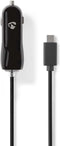 Nedis Autolader - 18 W - 1x 3.0 A - Outputs: 1 - USB-C Kabel - 1.00 m - Single Voltage Output