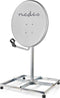 Nedis Balkonstandaard voor Satellietschotel - Mast Lengte: 0.75 m - Maximale schotelgrootte: 90.0 cm - Afmeting bodemplaat: 4 x 30 x 30 cm - Staal - Zilver