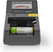 Nedis Batterijtester - 9V - AA - AAA - Button Cell - C - D - Zwart