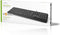 Nedis Bedraad Toetsenbord - USB-A - Multimedia - AZERTY - Frans - Numeriek toetsenbord