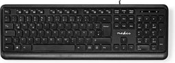 Nedis Bedraad Toetsenbord - USB-A - Multimedia - QWERTZ - Duits - Numeriek toetsenbord