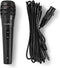 Nedis Bedrade Microfoon - Cardioïde - Afneembare Kabel - 5.00 m - 80 Hz - 12 kHz - 600 Ohm - -75 dB - Aan/uit knop - Inclusief reiskoffer - ABS / Aluminium - Zwart