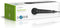 Nedis Bedrade Microfoon - Cardioïde - Afneembare Kabel - 5.00 m - 80 Hz - 13 kHz - 600 Ohm - -72 dB - Aan/uit knop - Inclusief reiskoffer - ABS / Aluminium - Zwart