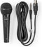 Nedis Bedrade Microfoon - Cardioïde - Afneembare Kabel - 5.00 m - 80 Hz - 13 kHz - 600 Ohm - -72 dB - Aan/uit knop - Inclusief reiskoffer - ABS / Aluminium - Zwart