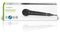 Nedis Bedrade Microfoon - Cardioïde - Afneembare Kabel - 5.00 m - 80 Hz - 13 kHz - 600 Ohm - -72 dB - Aan/uit knop - Inclusief reiskoffer - ABS / Aluminium - Zwart