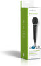 Nedis Bedrade Microfoon - Cardioïde - Vaste Kabel - 5.00 m - 80 Hz - 12 kHz - 600 Ohm - -75 dB - Aan/uit knop - ABS - Zwart