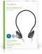 Nedis Bedrade On-ear Koptelefoon - 3,5 mm - Kabellengte: 2.10 m - Zwart