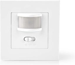 Nedis Bewegingsdetector - Binnenshuis - 2-draads - Type-F (CEE 7/7) - 160 ° - 5 -100 W - 100 W - 500 W - 2 - 2000 Lux - Sensortechnologie: PIR - Sensorbereik: 0.0 - 9.0 m