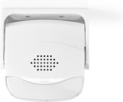 Nedis Bewegingsmelder met Alarm - Batterij Gevoed - 3x AAA/LR03 - 80 dB - Detectiebereik: 1.10 m - Detectiehoek: 10 ° - Plafond / Wand - Wit